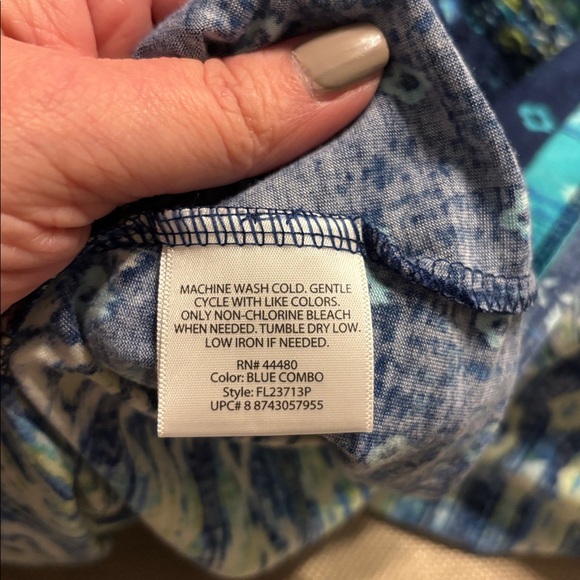 Faded Glory Plus Smocked Waist Dress - Picture 8 of 8